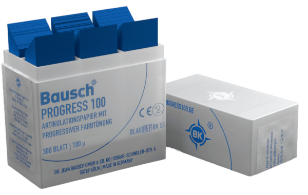 BK 51 артикуляционная бумага 300 листов синяя 100 мкм