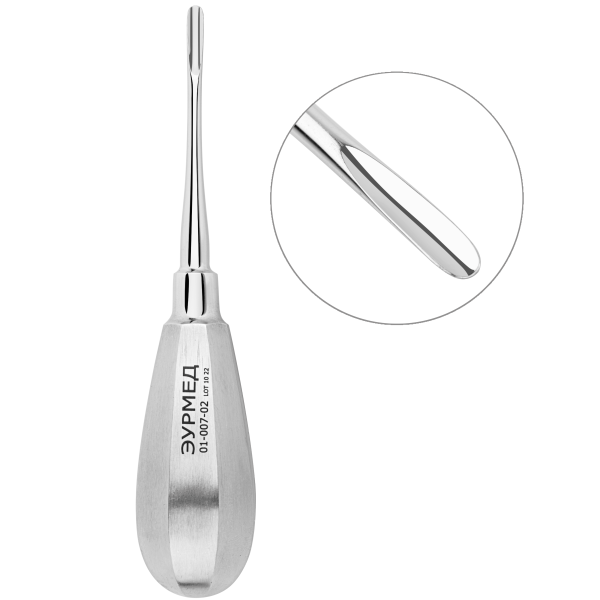 Элеватор Бейн, прямой, овальный, удлиненный, 4.2 мм