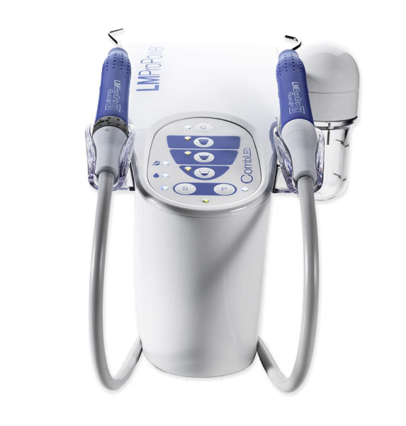 Прибор LMProPower CombiLED для удаления зубного камня и полировки зубов (LED-подсветка, автономный, совмещенный с пескоструйным аппаратом, в комплекте три насадки для скалера)