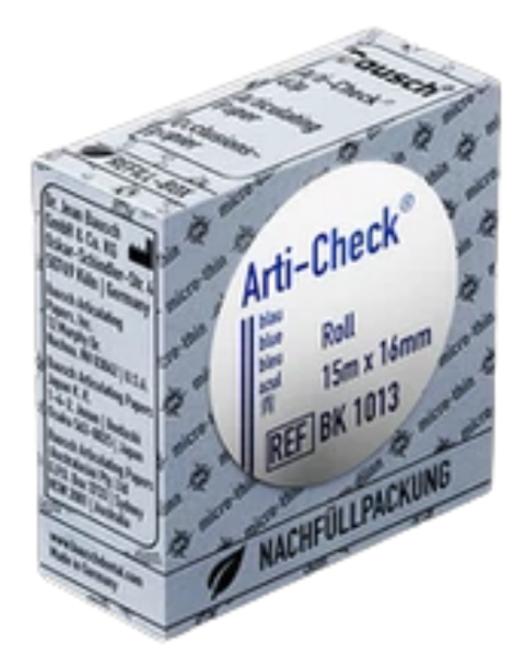 BK 1013 артикуляционная бумага синяя, 15м, ширина 16мм, 40мкм