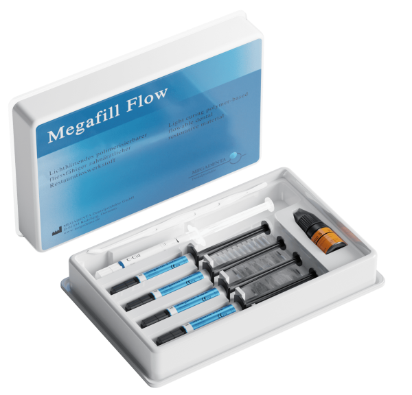 Megafill Flow 4х2 гр A1, А2, А3, A3.5, адгезив, гель протравочный