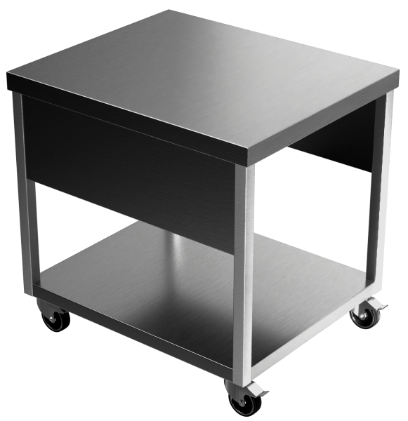 Тележка подкатная из нержавеющей стали ЭУРМЕД