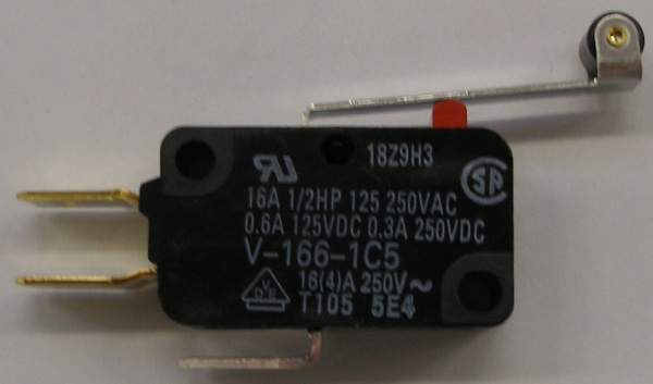 Микровыключатель OMRON V-166-1C5 Микровыключатель OMRON V-166-1C5