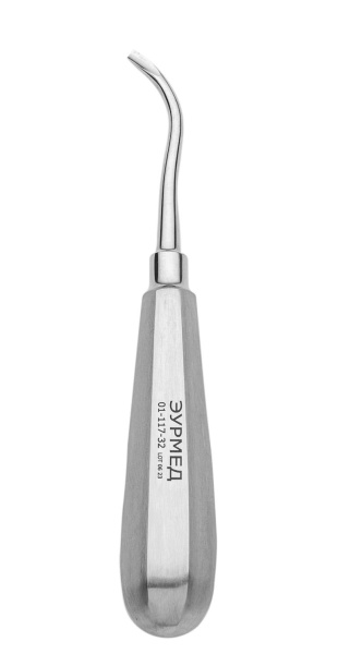 Элеватор Спинар изогнутый, правый, прямоугольный, 4,0 мм