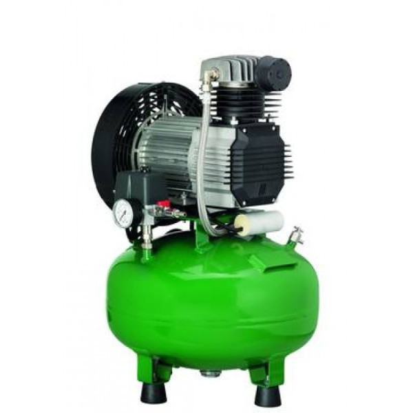 Компрессор стоматологический KD 224, производительность 100 л/м, ресивер 24 л, без ш/п шкафа