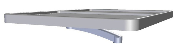 Трей столик столика врача боковой для DL320 Трей столик столика врача боковой для DL320